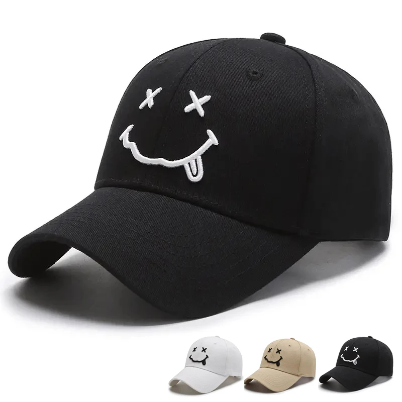 Boné Smiley Face ALLNTRENDS - Estilo E Ajuste Perfeito | Chapéu Caminhoneiro Ajustável