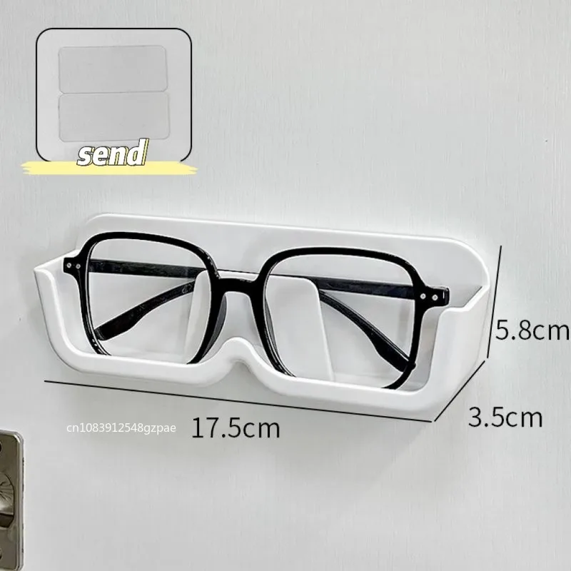 Fashion Wall Mounted Glasses Storage Box Punch-free Self-adhesive Glass Display Cabinet Sunglasses Organizer Glasses Storage Box 6