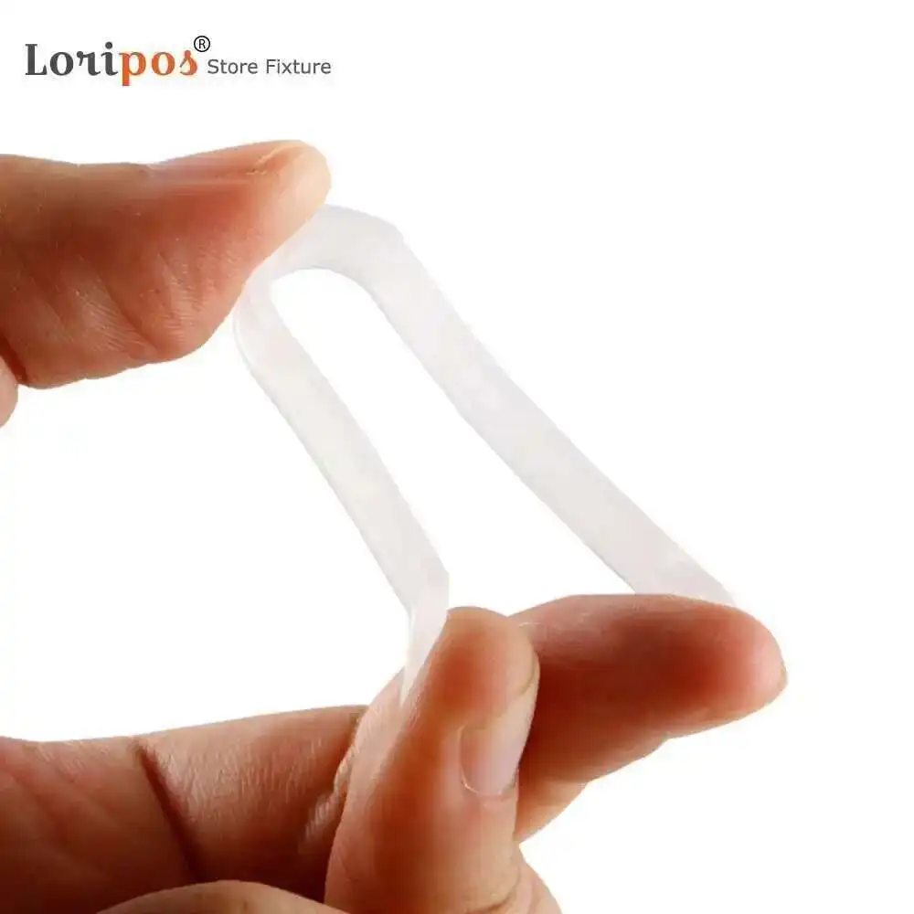 Small Mini Paperclip Clear Storage Clips Quilt Binding Plastic Clamps