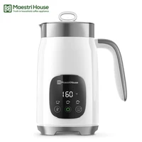 Maestri House Integrated Milk Frother with Large Capacity Smart Adjustable Temperature Thickness Control Coffee Frothing Foamer 1