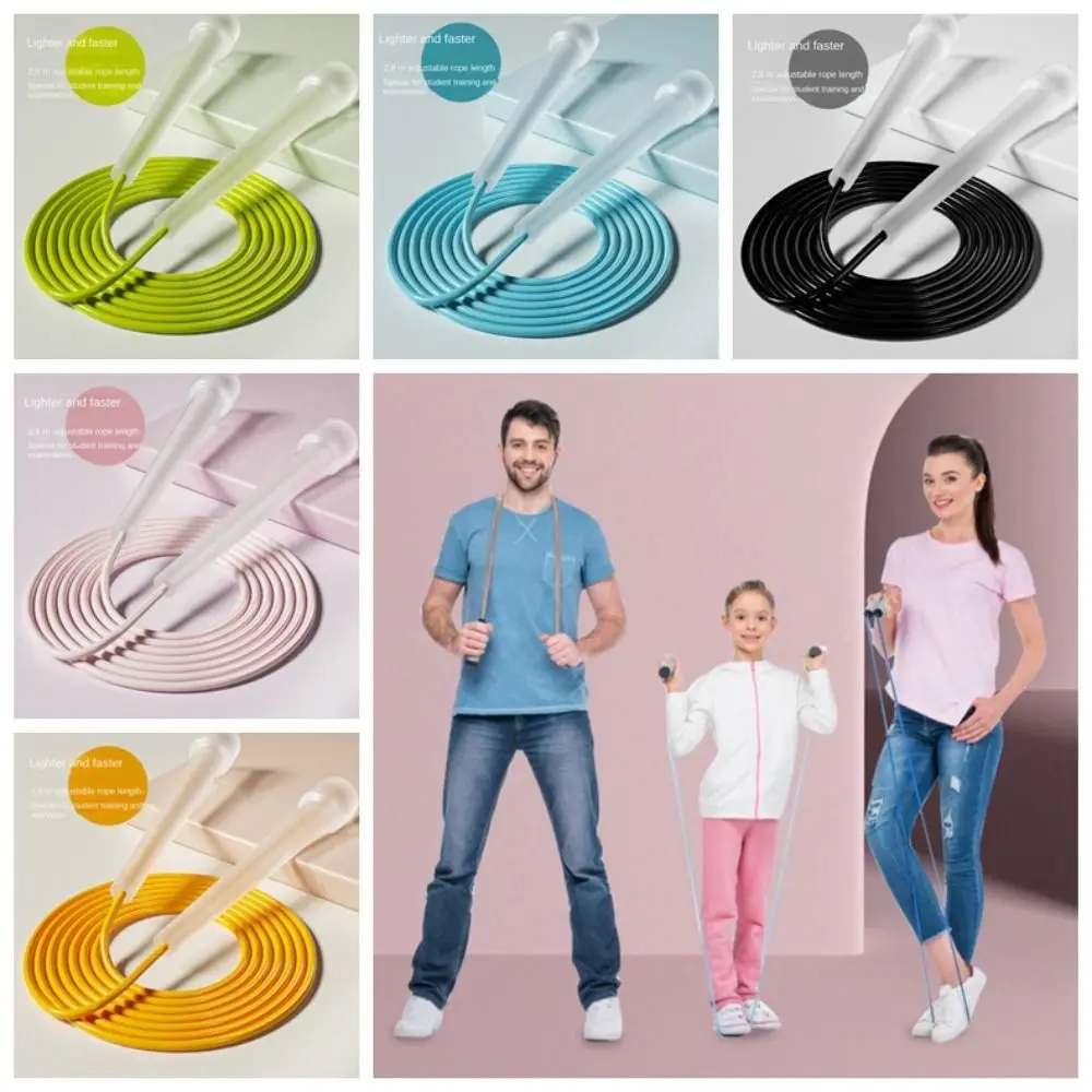 

Transparent Handle Racing Jump Rope Adjustable 2.8m Sports Rope Lightweight Professional Exam Jump Rope Loss Weight