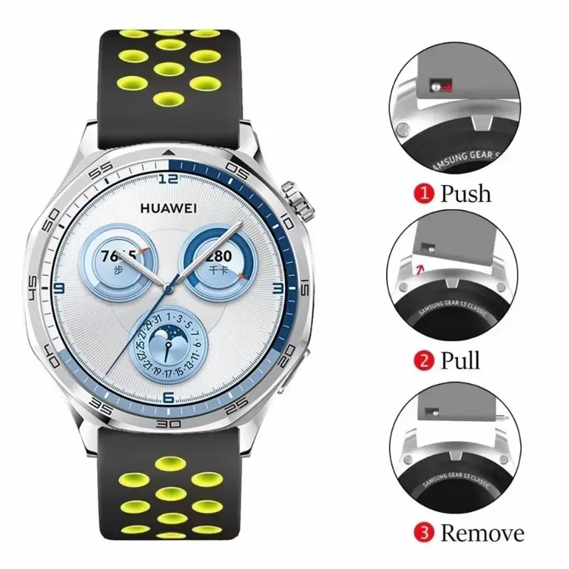 Premium Silicone Watch Strap - Adjustable Rubber Wristband