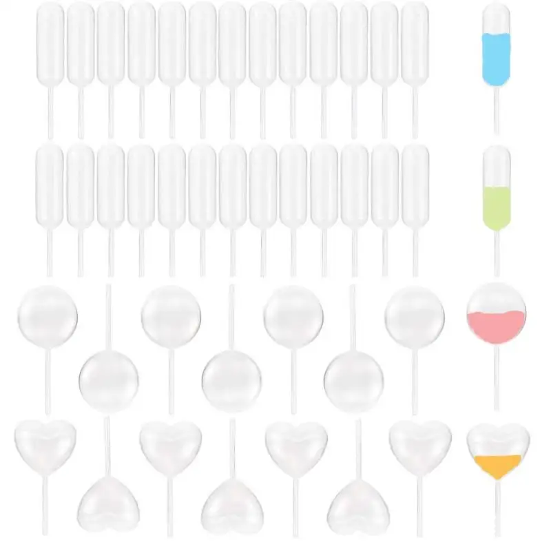 Mini Dropper 4ml Disposable Jam Dropper for Cupcakes Sauce Squeeze Transfer Pipettes Dessert Stuffed Cake Decor 200/50Pc disposable dropper