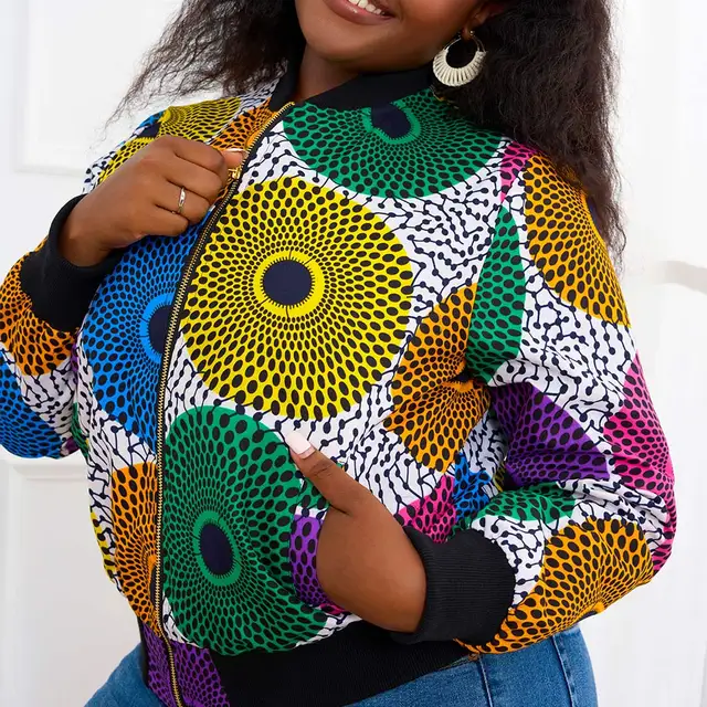 Kevwe Long Sleeve Print Jacket - Image 5