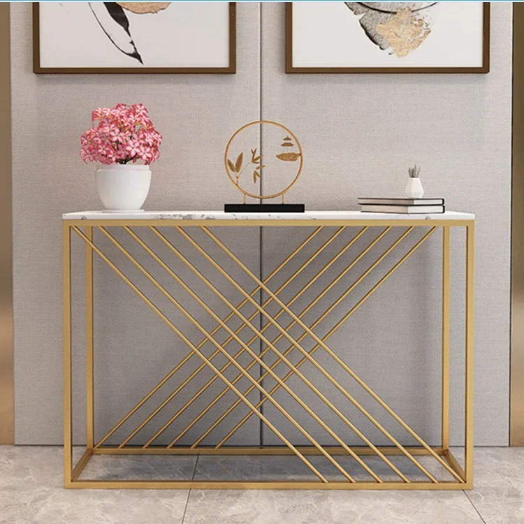 

Marble foyer table, home decor table, hotel corridor end view table, foyer