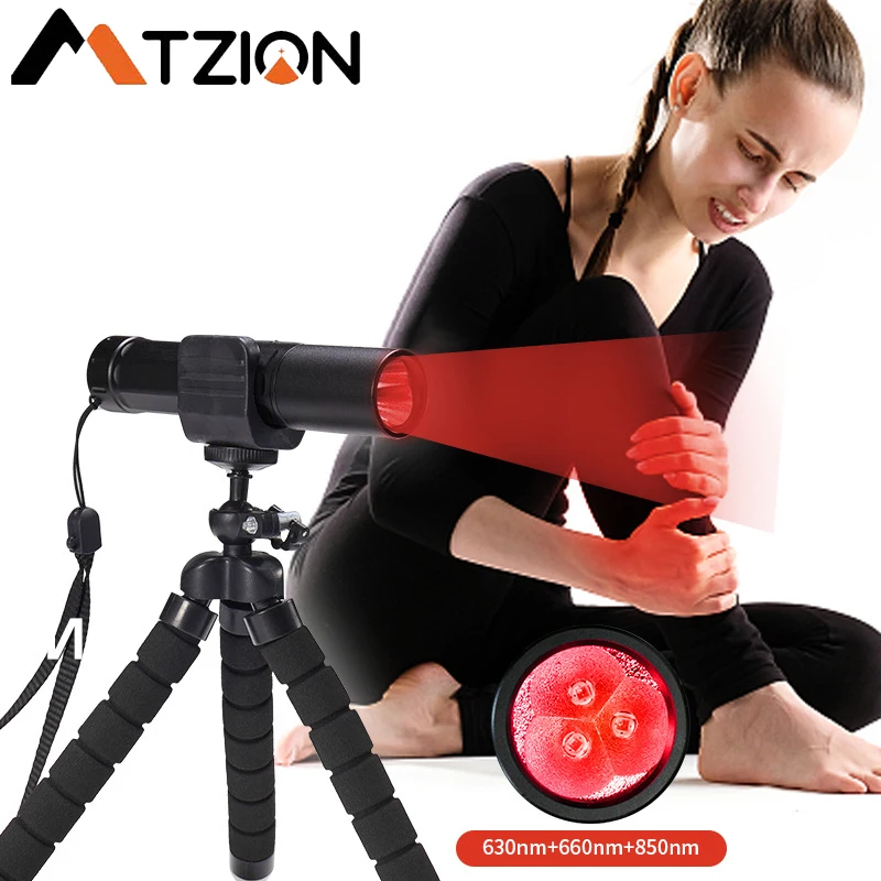 Red Light LED Wand 3 Wavelength Lamp 630nm&660nm&850nm for Shoulder Knee Lumbar Spine Nape Wrist Ankle Relaxation