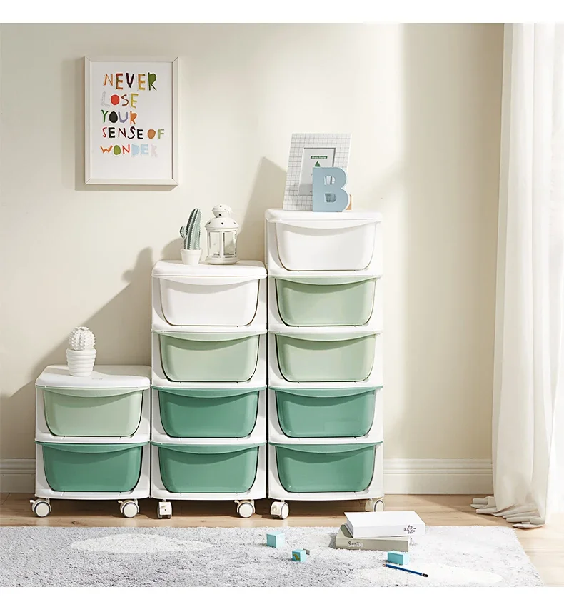 пластиковый комод Children's Toy Rack Drawer Storage Cabinet шкаф для игрушек Plastic Bedroom Bedside Box Kid Armario Infantil