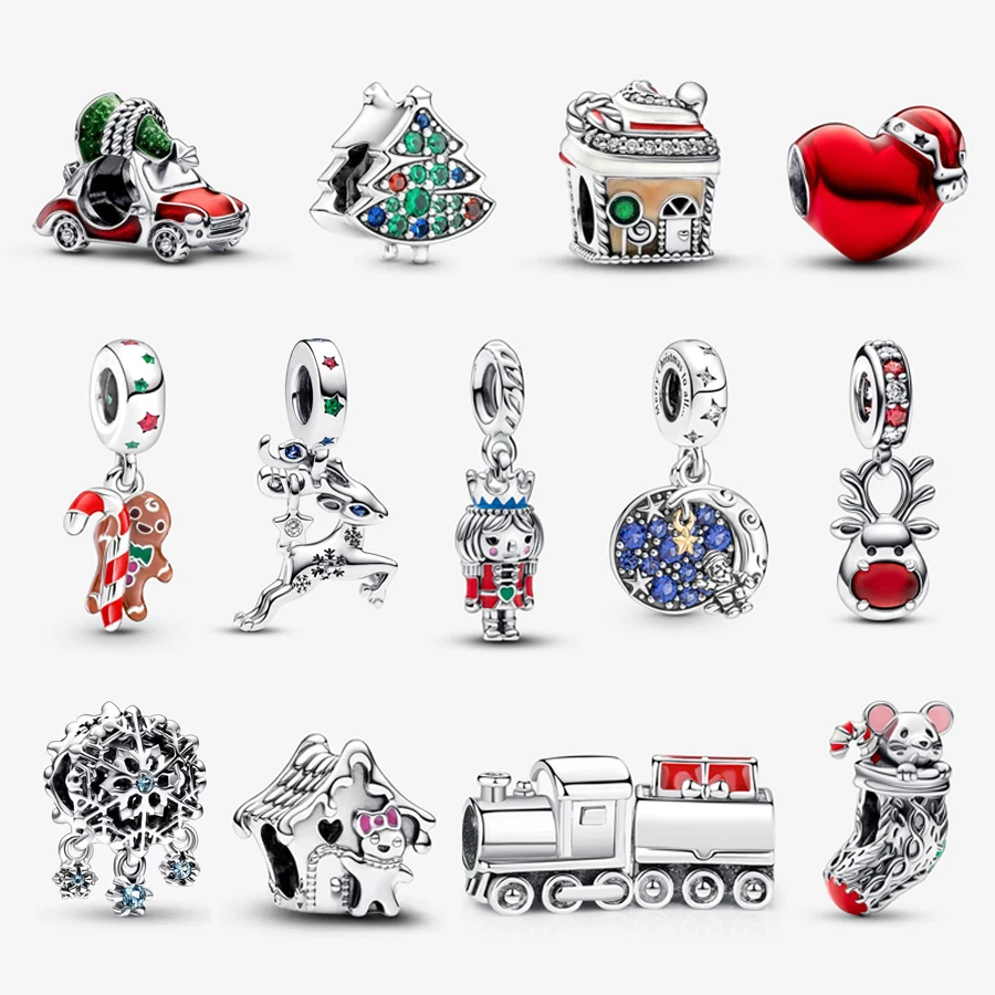 Оригинальные шармы-бусины из стерлингового