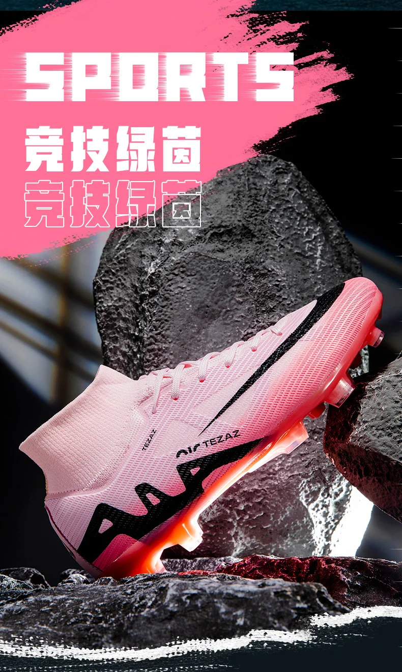 Description Picture 5 of itemNew Men's Football Shoes Professional Match Society Cleats Soccer Shoes Original Indoor Training Non Slip Football Field Boots