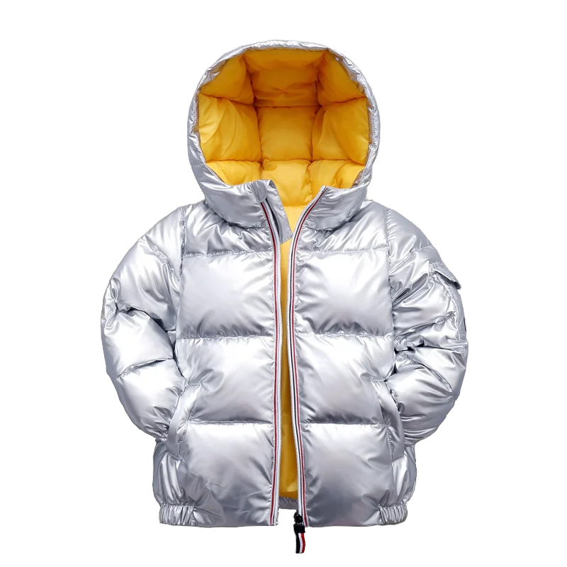 Boys Girls Hooded Down Jackets Kids Coats Winter Kids Warm Top Toddler Zipper Children Outerwear Costume down jacket children jackets