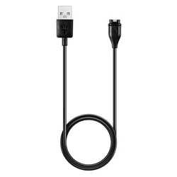 Universal 1M USB Charging Cable for Garmin Smartwatches and Fitness Trackers (Black)