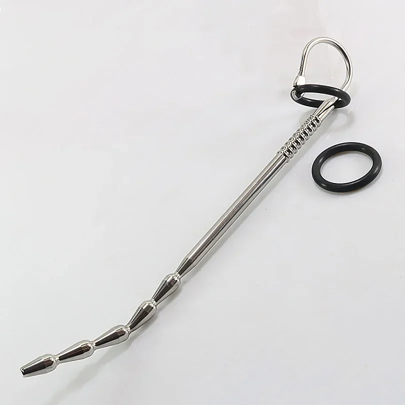 Metal Urethral Catheter Sound Dilator Sex Toys for Man Gay Penis Plug Urethral Dilator Stimulator Penis Insertion Horse Eye Wand