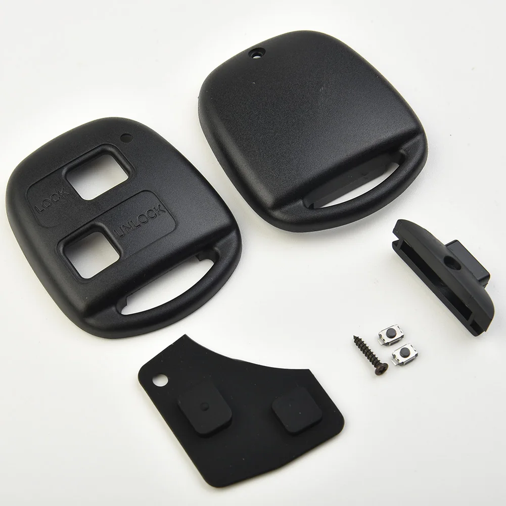 Car Remote Key Button Pad Shell Case Micro Switch For Toyota Corolla For Toyota RAV4 (12/2000-07/2006) For Passo (05/200 key case cover key case car key shell car key pad remote control case cover