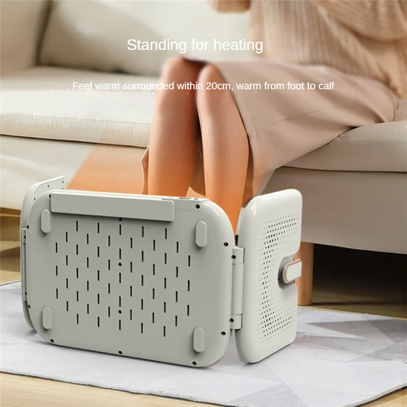 A82X-Electric Foot Warmer Foldable Foot Warmer Under Desk For Leg And Feet Portable Heater For Office Home
