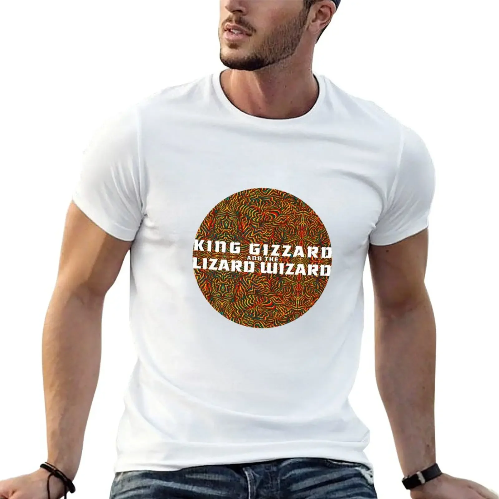 King Ventriglio E La T-Shirt Da Mago Lucertola Taglie Forti Vestiti Vintage Vestiti Estetici Vestiti Da Uomo