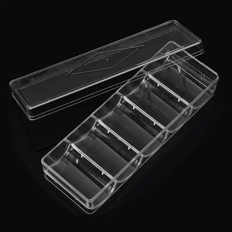 Acrylic Poker Chips Tray 1PC 100 Chips Case Box Holder Collectibles Craft