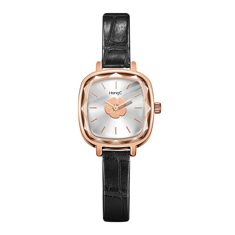 

Quartz Watches For Women's Leather Watch Strap Waterproof Square Lightweight Fashion Casual Exquisite Women's Quartz Watches
