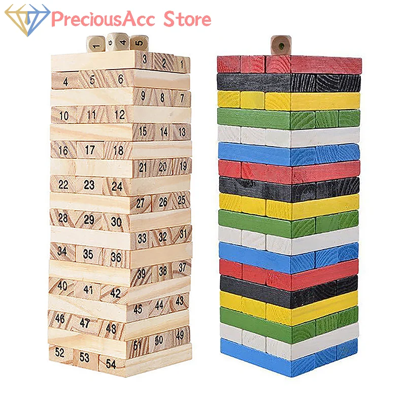 Wooden Stacking Tower Game 1