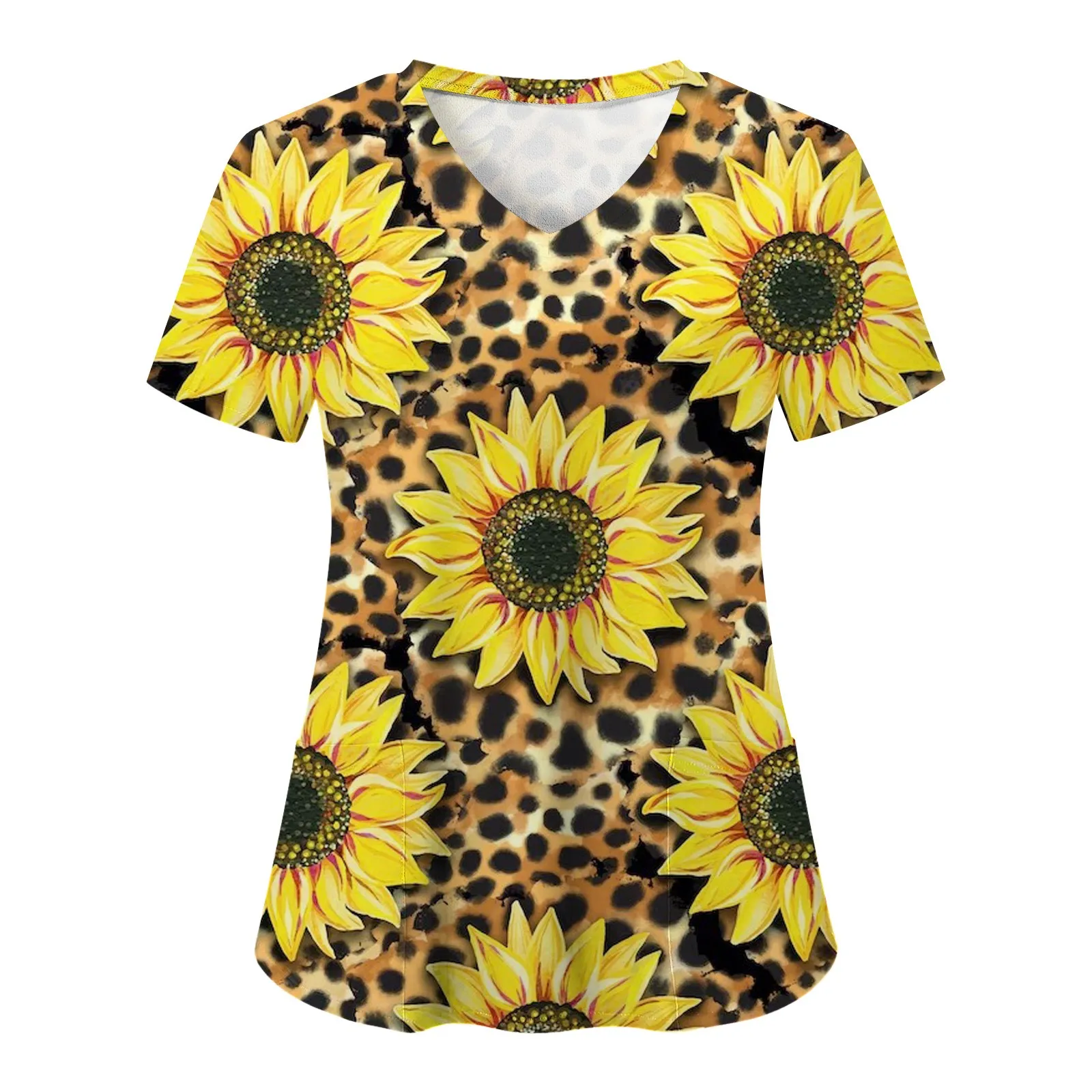 

Womens Short Sleeve V Neck Floral Oversized Tees for Women Womens Tops And Tees Women's T Shirt Short Sleeve Women Casual Shirts