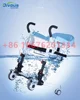 Adjustable Height Selling transfer lift commode Toilet Bath Chair Old Man Moving Wheelchair Patient Transporter 4