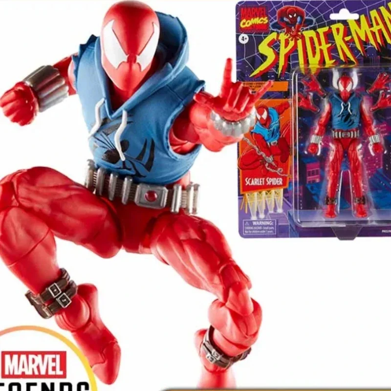 

Удивительный Человек-паук, новые игрушки серии Marvel Legends-алый паук, Оригинальные фигурки 6 дюймов (15 см высотой)