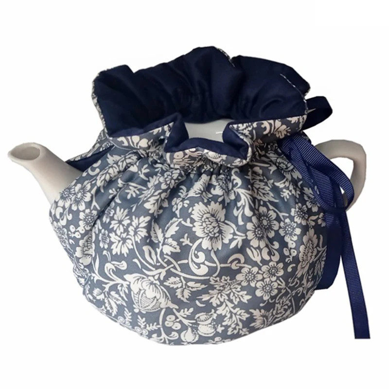 Teapot insulation cover Vintage Floral Teapots Dust Cover Tea Cosy Kettle Cover Insulation and Keep Warm For Home