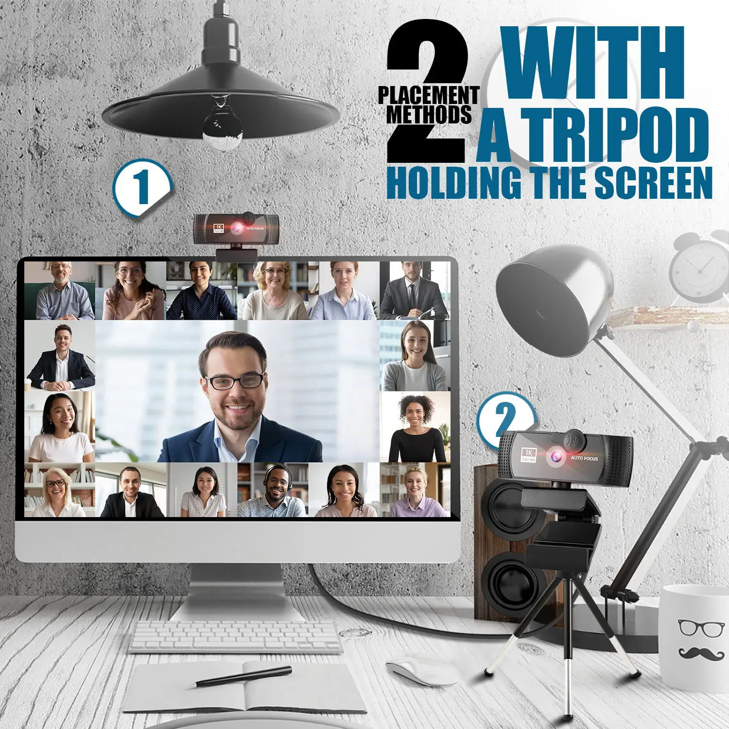 8K Webcam 4K 1080P Full HD Web Camera Auto Focus With Microphone USB Plug Web Cam For PC Computer Laptop Video Mini Camera 6