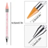 1PC Rhinestone Wax Pencil Double Head Crystal Picking Pen Crystal Handle Stone Picker Nail Art Pencil Acrylic DIY Dotting Tools 6