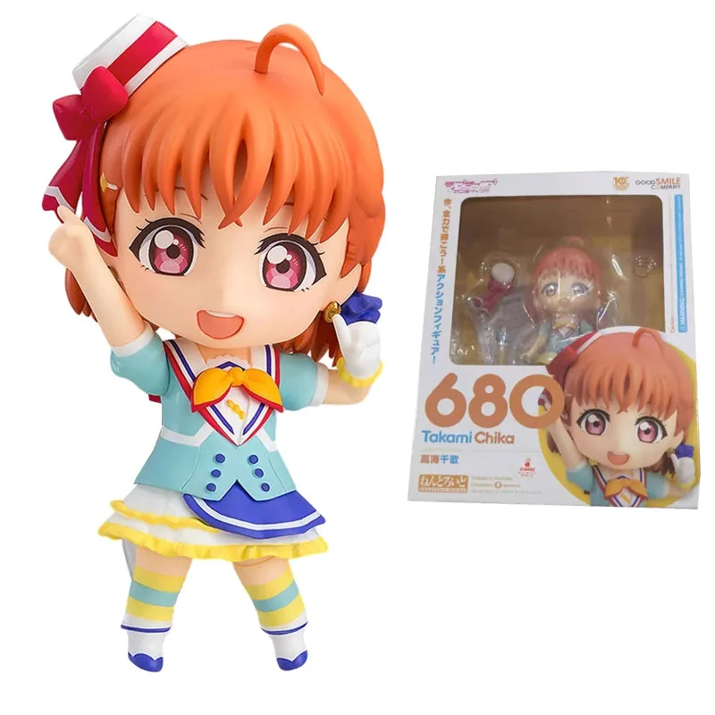 

GOOD SMILE GSC 680 NENDOROID Takami Chika Love Live! Sunshine!! Anime Figure Model Collecile Action Toys Gifts