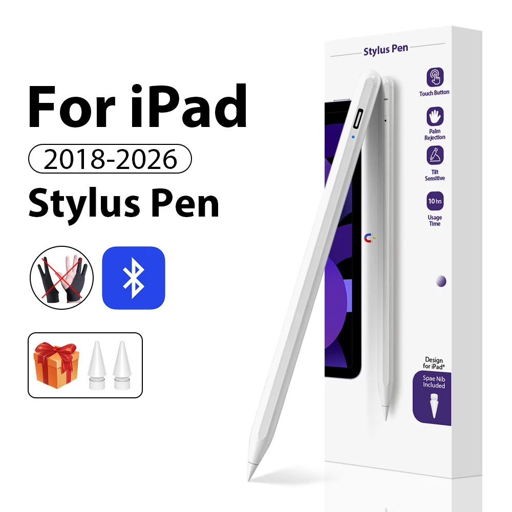 עבור Apple Pencil Ipad Air 11 5 4 3 M3 M2 A16 Pro 13 11th M5 M4 12.9 עט סטיילוס 10 9 9th 10th Generation Mini 6 7 10.9 עטי מגע