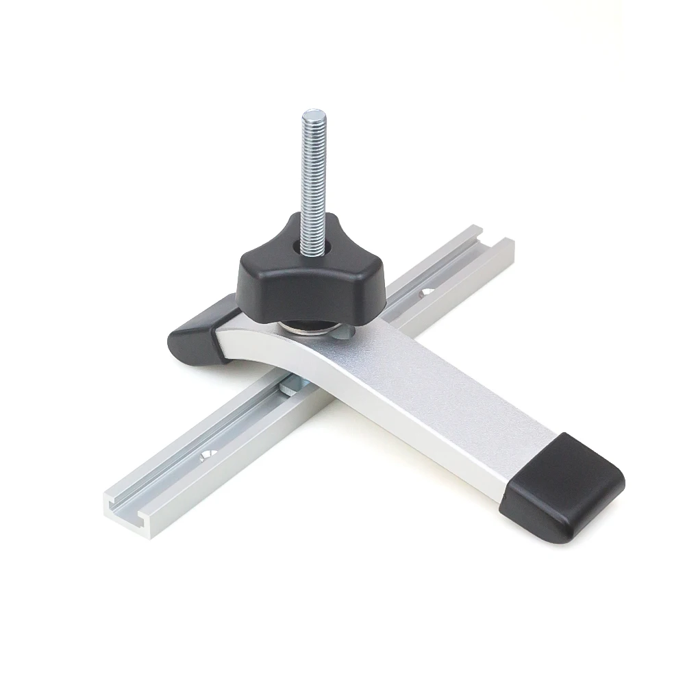 300-800MM Woodworking Chute Rail T-track T-slot Miter Track Jig T Screw Fixture Slot 19x9.5mm Table Saw Router Table DIY Tools
