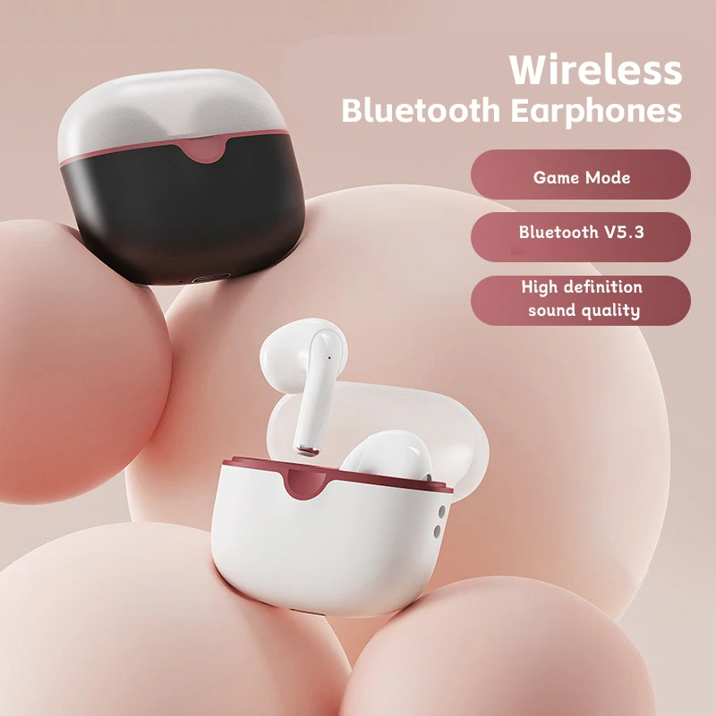 

Bluetooth 5.3 Earphone Wireless Bluetooth Headset In-Ear TWS Earbuds With Microphone HiFi Bass Stereo Gaming Headphones