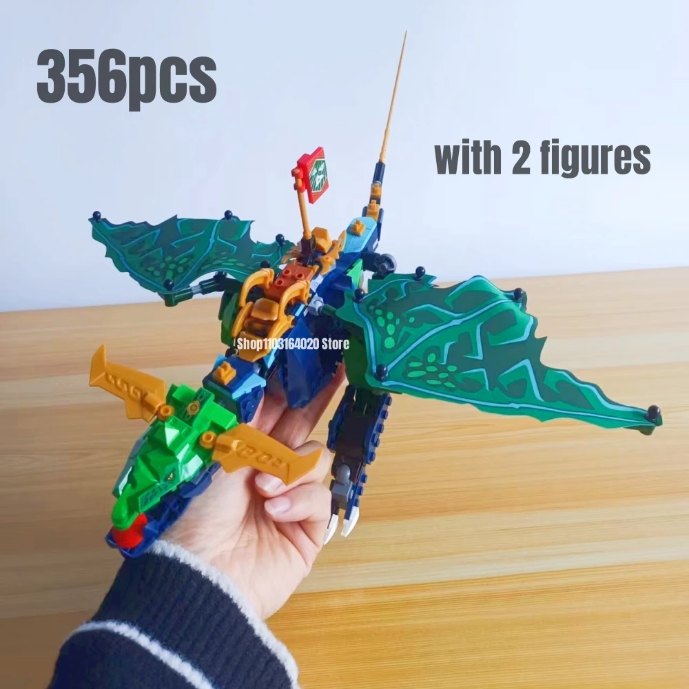356Pcs Moc Il Leggendario Drago Dei Blocchi Di Costruzione Modello 71766 Mattoni Giocattoli Per Il Regalo Dei Bambini