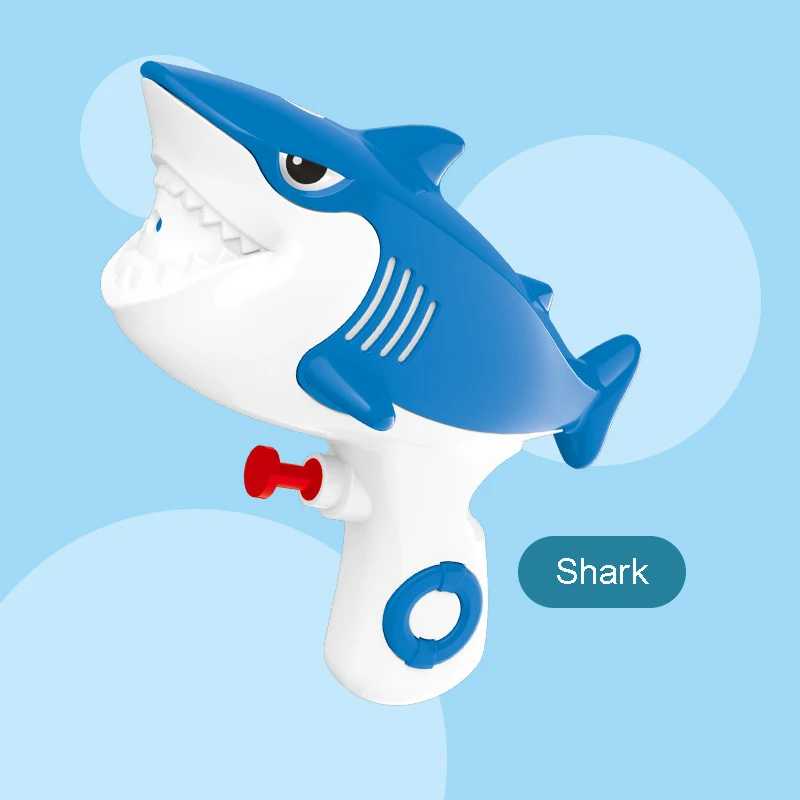 Children's Water Sports Summer Toys Portable Shark Cartoon Water Gun Outdoor Beach Swimming Pool Children Gifts 5