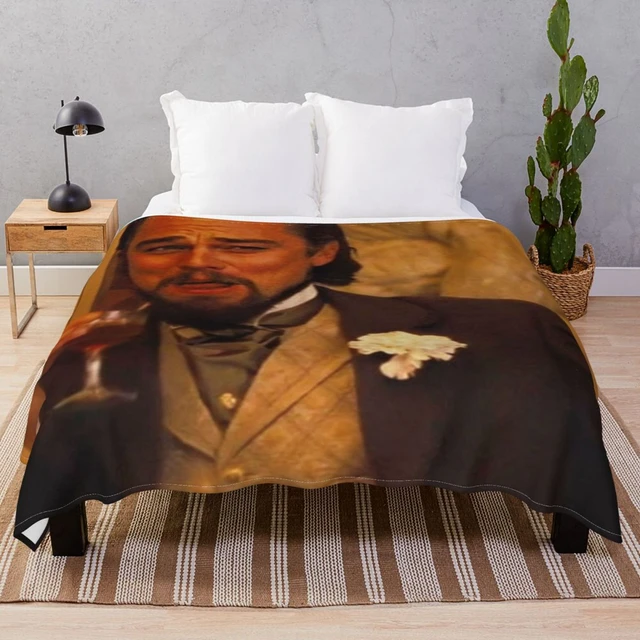 Leonardo DiCaprio Meme Blankets Coral Fleece Print Super Warm Throw Blanket  for Bed Sofa Travel Cinema - AliExpress