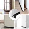 1-4pcs Door Seal Strip Self Adhesive Soundproof Foam Rubber Weatherstrip Adjustable Under Door Sweep Gap Draft Stopper 6