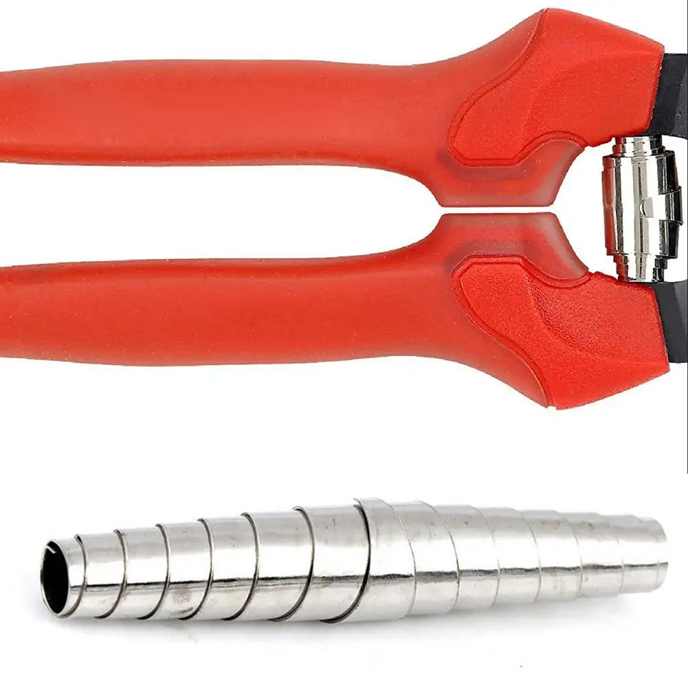 مقصات تشذيب من الفولاذ المقاوم للصدأ ، نوع دودة القز ، جلد فولاذية ، مكونات مقصات تطعيم ، ملحقات حدائق ، زنبرك احتياطي ، 1 صى