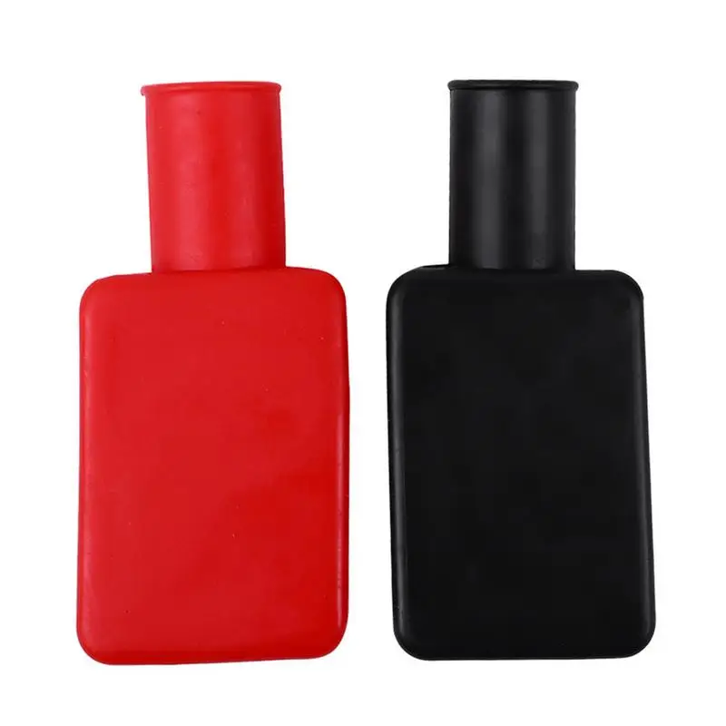 2pcs PVS Car Battery Battery Terminal Protective Covers Positive And Negative Insulating Replacement Cover Caps