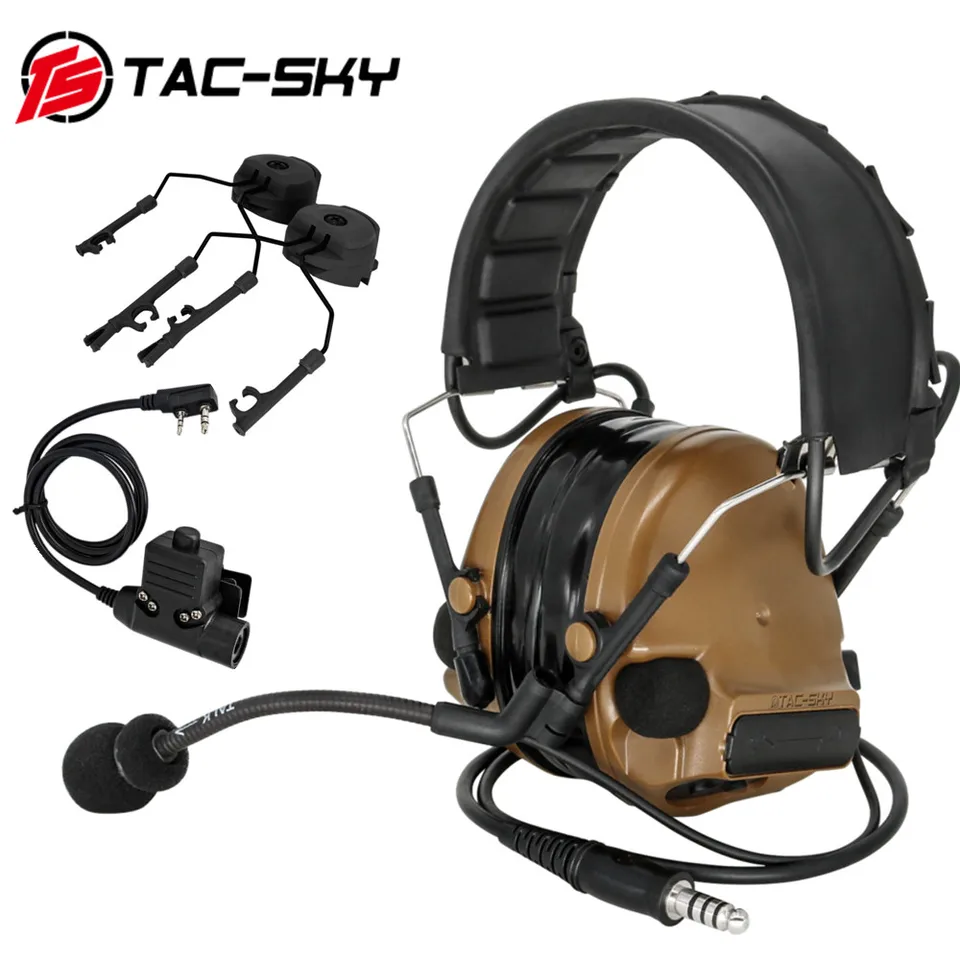 TAC-SKY COMAC III Hearing Protection Sound Amplifying Tactical