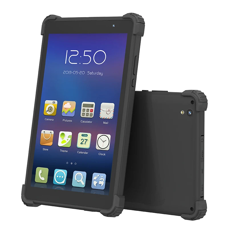8 Inch Semi-rugged Tablet Android IP54 Shockproof 4g Call Capacitive 10 Touch Rugged Tablet