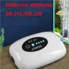2600 4800mAh Aquarium Oxygen Air Pump Compressor Fish Tank USB Charging Portable Exhaust Ultra Silent Mute Outdoor Fishing Pet