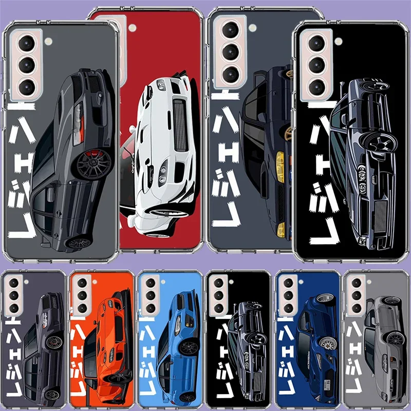Jdm Tokyo Drift Sports Car Phone Case Per Samsung Galaxy S24 S23 S22 Ultra Capa S21 Fe S20 S10 S9 S8 Plus S10E S7 Edge Cover She