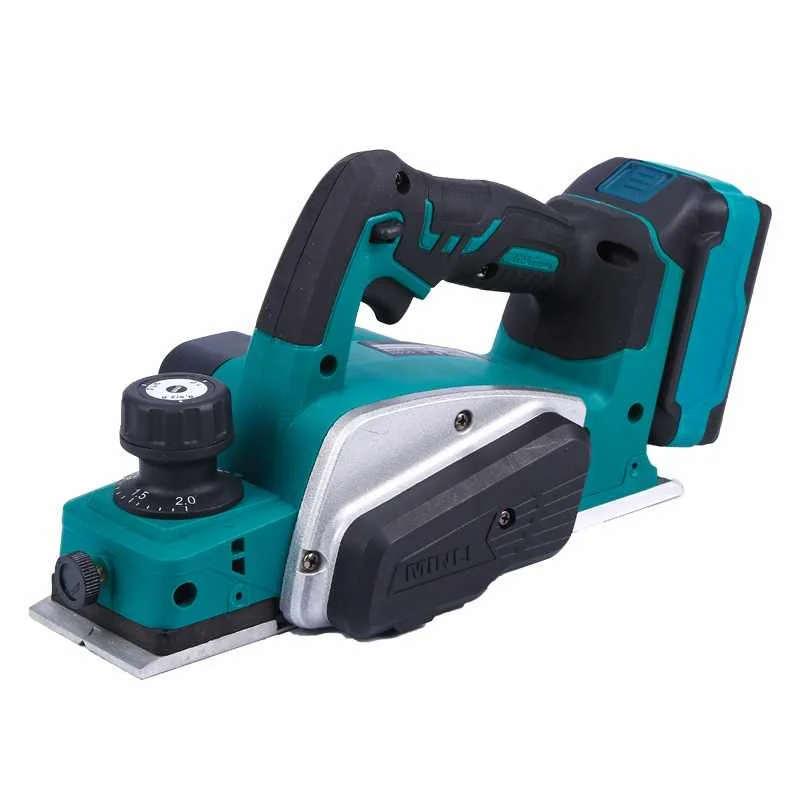 

18V 15000rpm Rechargeable Electric Planer Cordless Handheld for Makta 18V Battery Wood Cutting Tool with Wrench Drillpro Tool