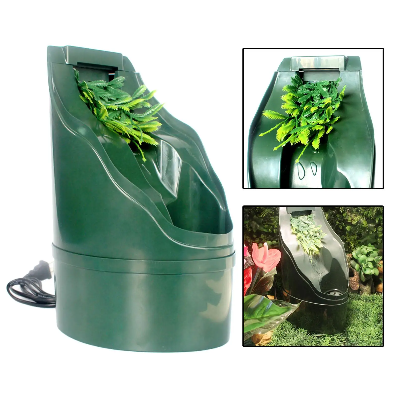 https://ae01.alicdn.com/kf/S7018344a198843a6ac97fcb14180f6d9g.jpg Reptile Drinking Fountain Water Dispenser Large Bowl with Filter for Chameleon Lizard Snake Turtle Cage Amphibian Habitat