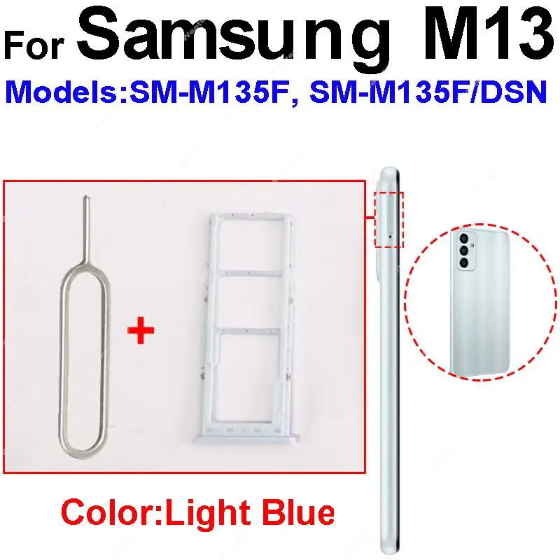 Universal Sim Card Tray Holder and Card Slot Reader Adapter Replacement Repair Part