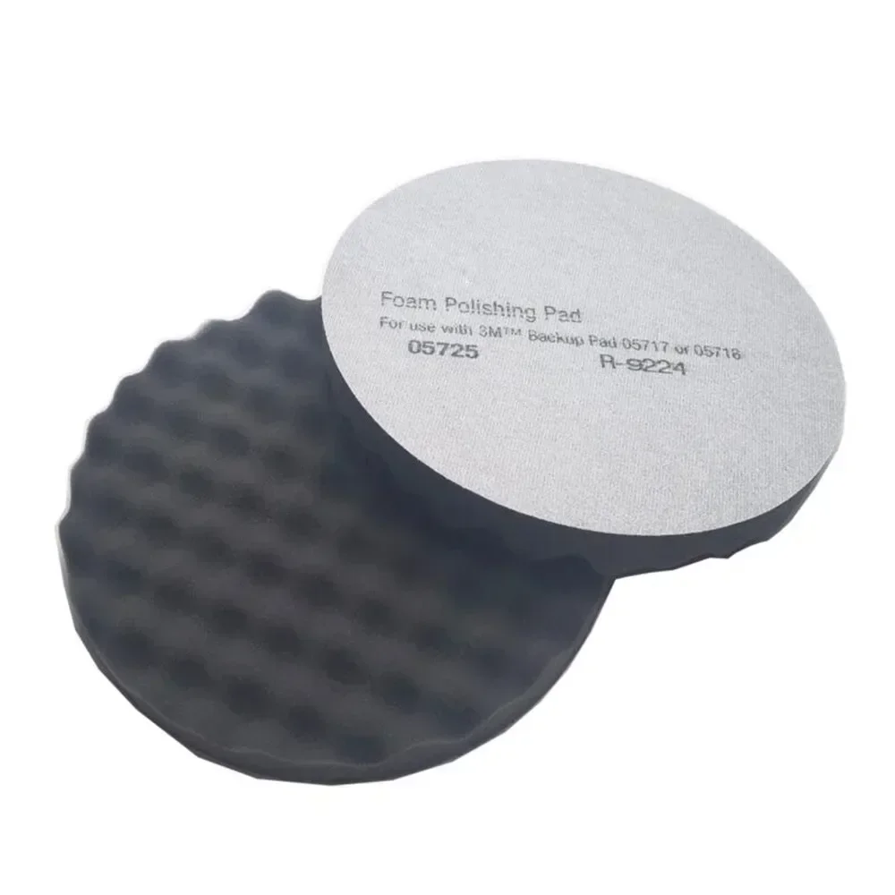 Replacement Foam Polishing Pad Tool 05725 8 Inch Auto Car Compounding Round Single Sided Supplies Durable 2Pcs car polishing pad car polish pad car polishing sponge