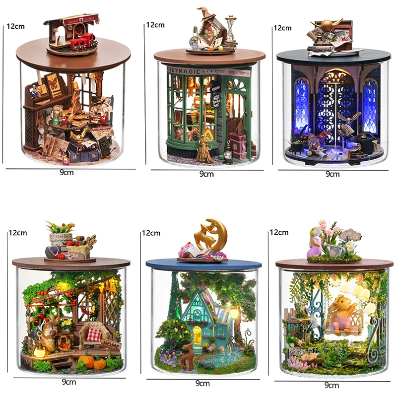 Wooden DIY Dollhouse Kit 6