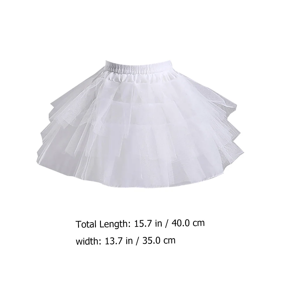 Short Wedding Dresses Pannier Ball Gowns for Women Formal Beautiful Gauze Skirt White Tulle Underskirt Prom