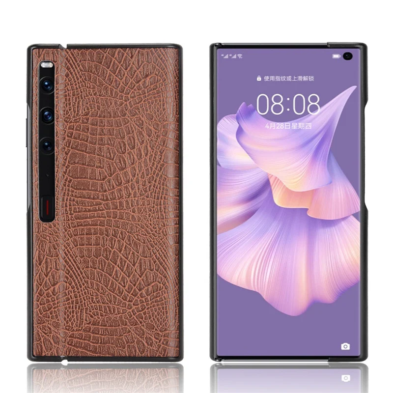 For Huawei Mate Xs 5G Case Luxury PU Leather Retro Crocodile