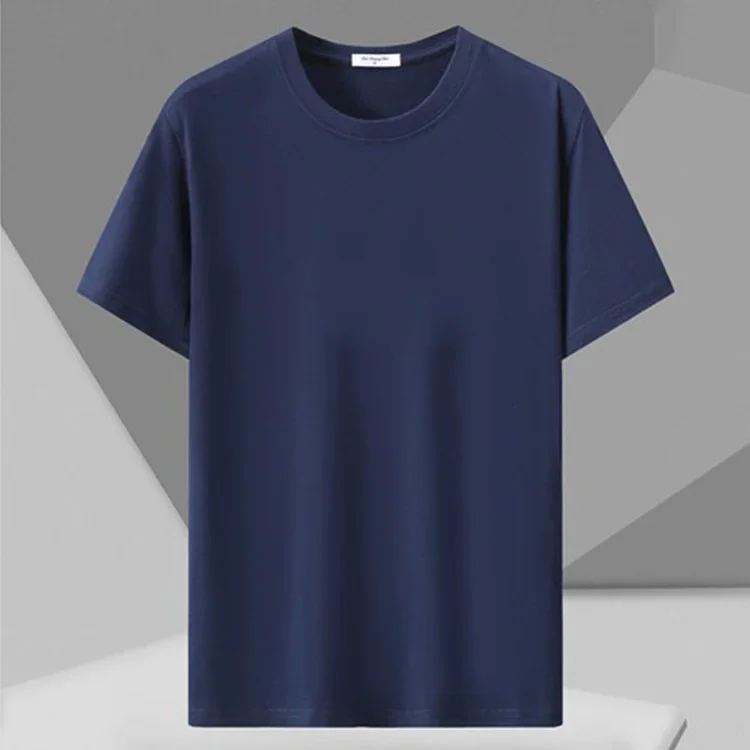Bedrucktes Herren-T-Shirt in Übergröße, schwarze T-Shirts, 110–180 kg, 5XL, 6XL, 7XL, 100 % reine Baumwolle, lockere, übergroße Oberteile, große Herrenbekleidung – Detail 4